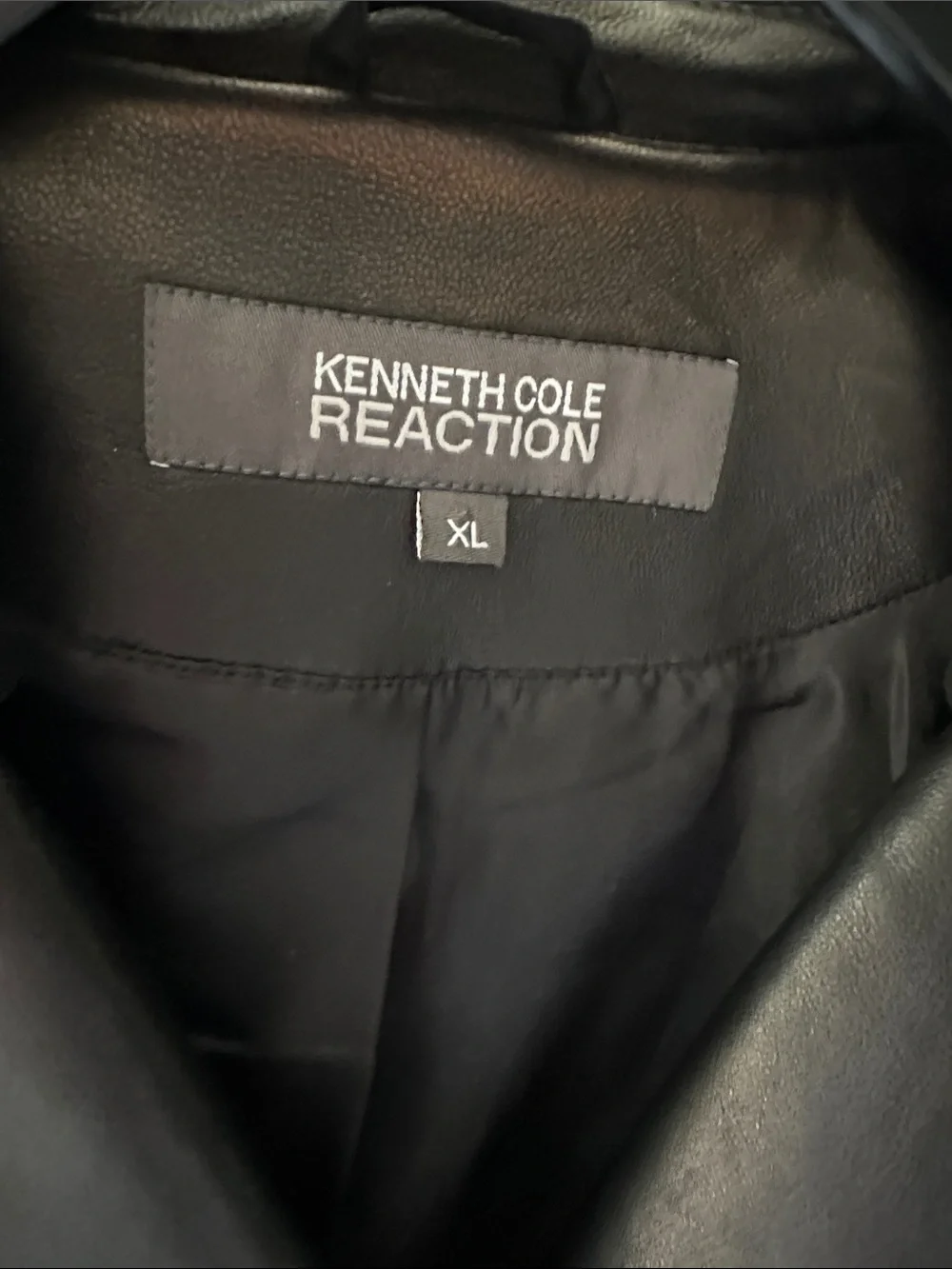 Kenneth Cole Reaction leather jacket - Picture 2 of 5